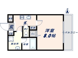 カーサセレノⅡの物件間取画像